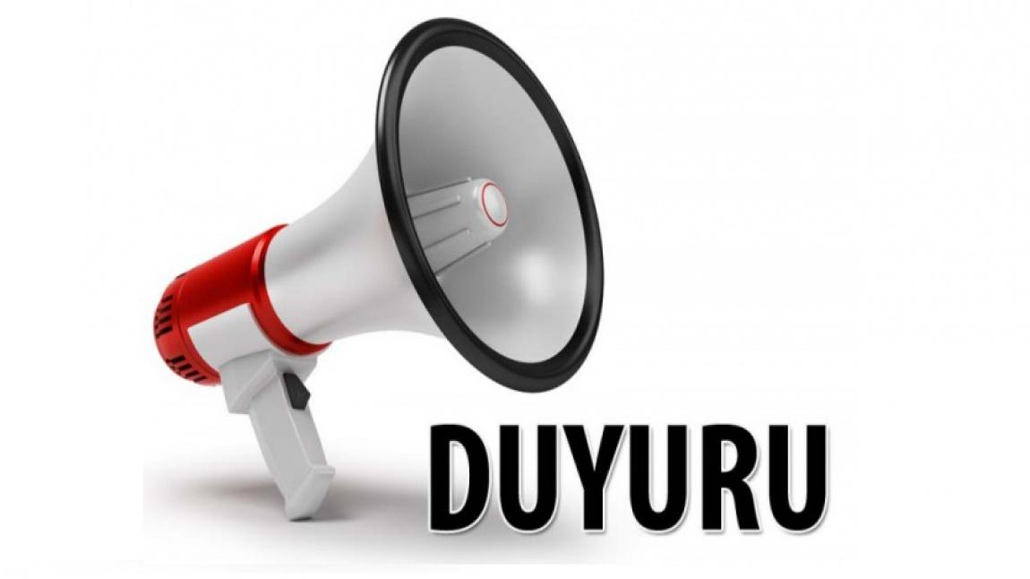 2024-2025 Eğitim öğretim Yılı 1.Dönem Ortak Yazılı Sınav Takvimi